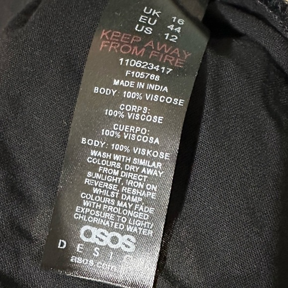 ASOS flutter sleeve mini beach dress cover up 12 - Picture 11 of 11